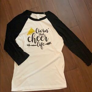 Cheer Baseball tee